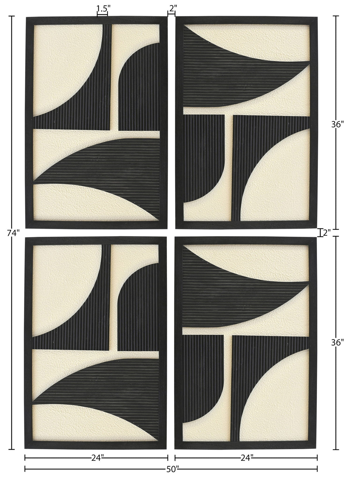 Cadence - 4 Piece Wall Art