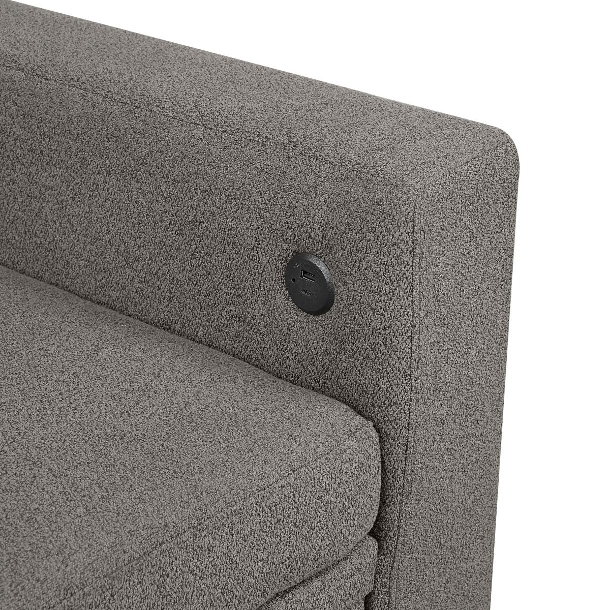 Robinson - Loveseat With Pull-Out Bed, Shelves And Charging Ports
