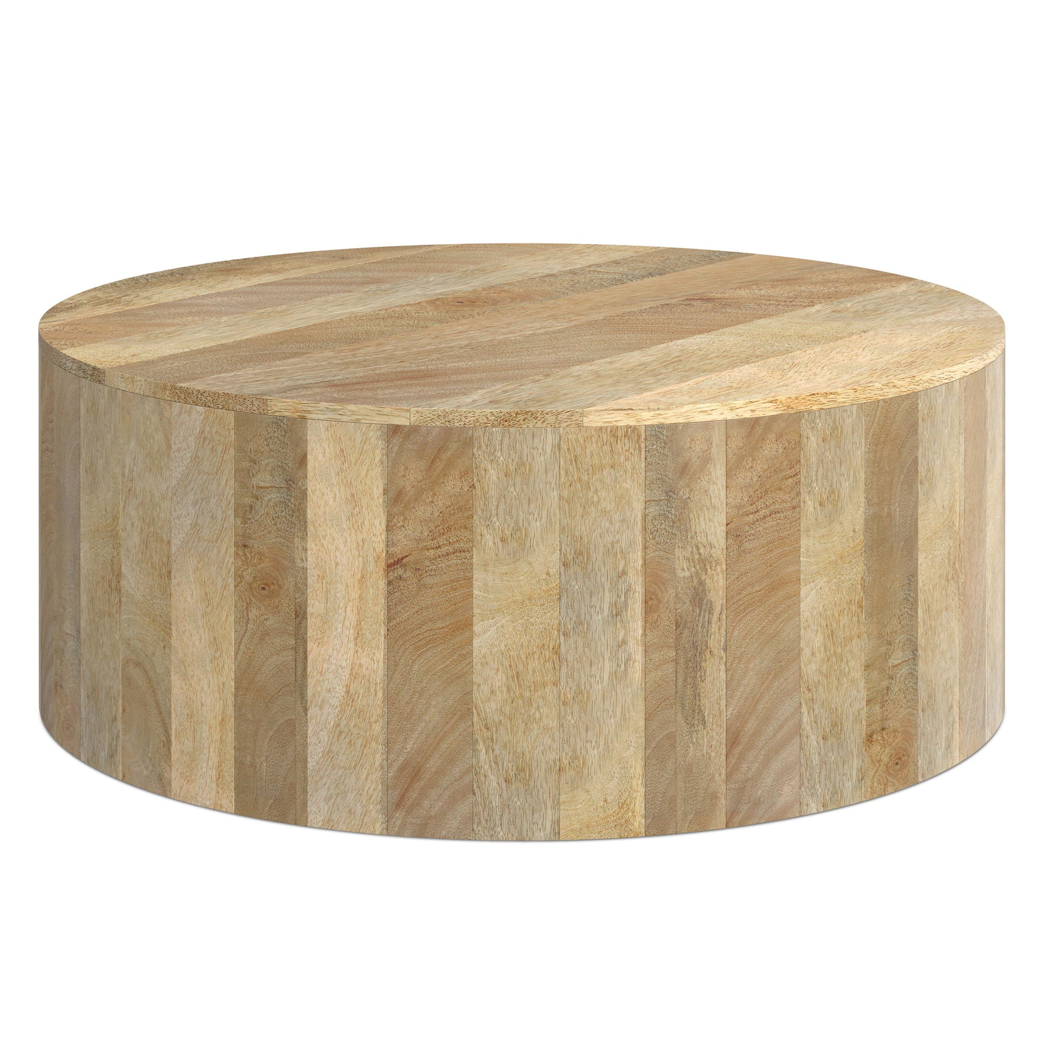 Millbury - Drum Coffee Table - Natural