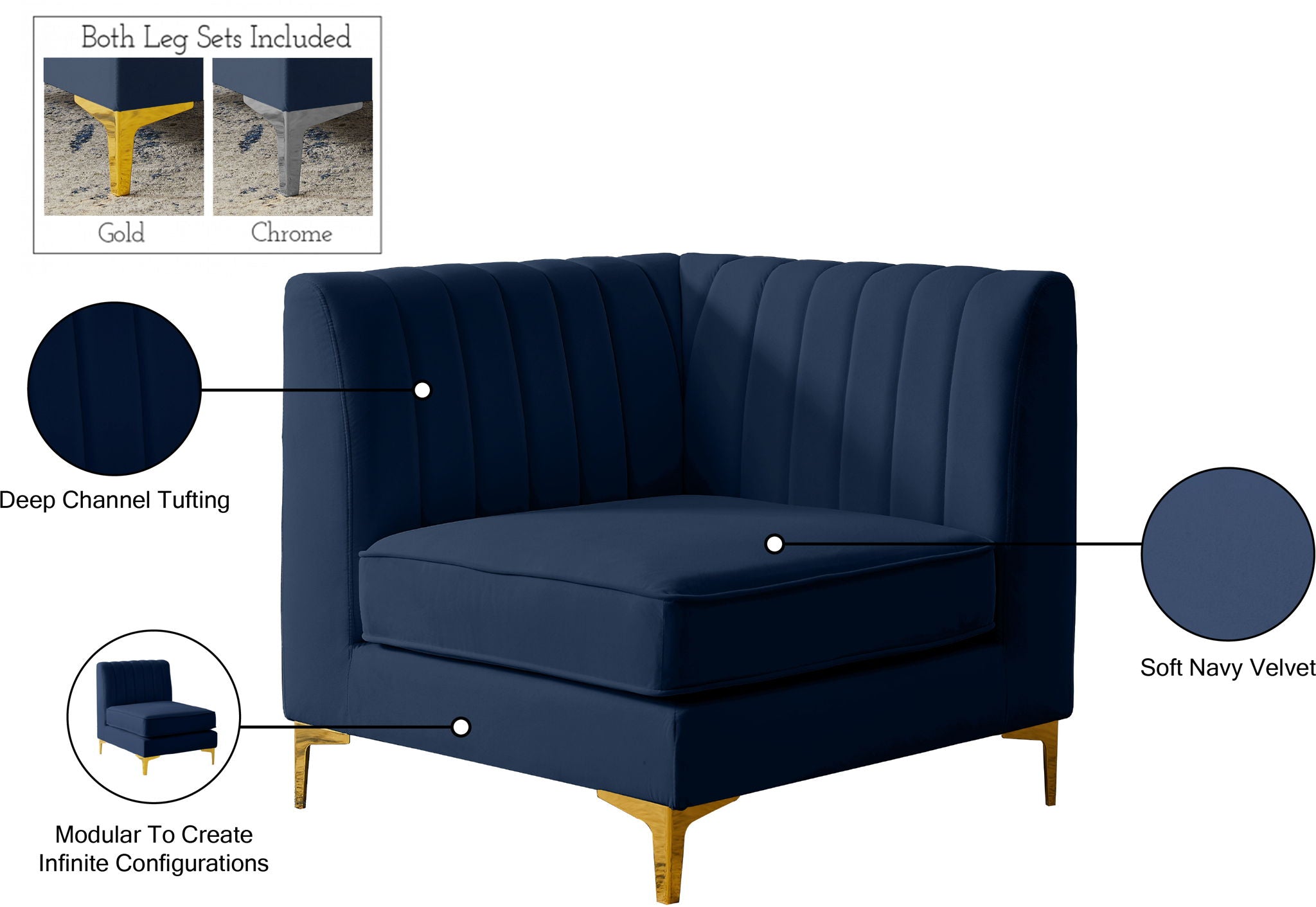 Alina - Corner Chair