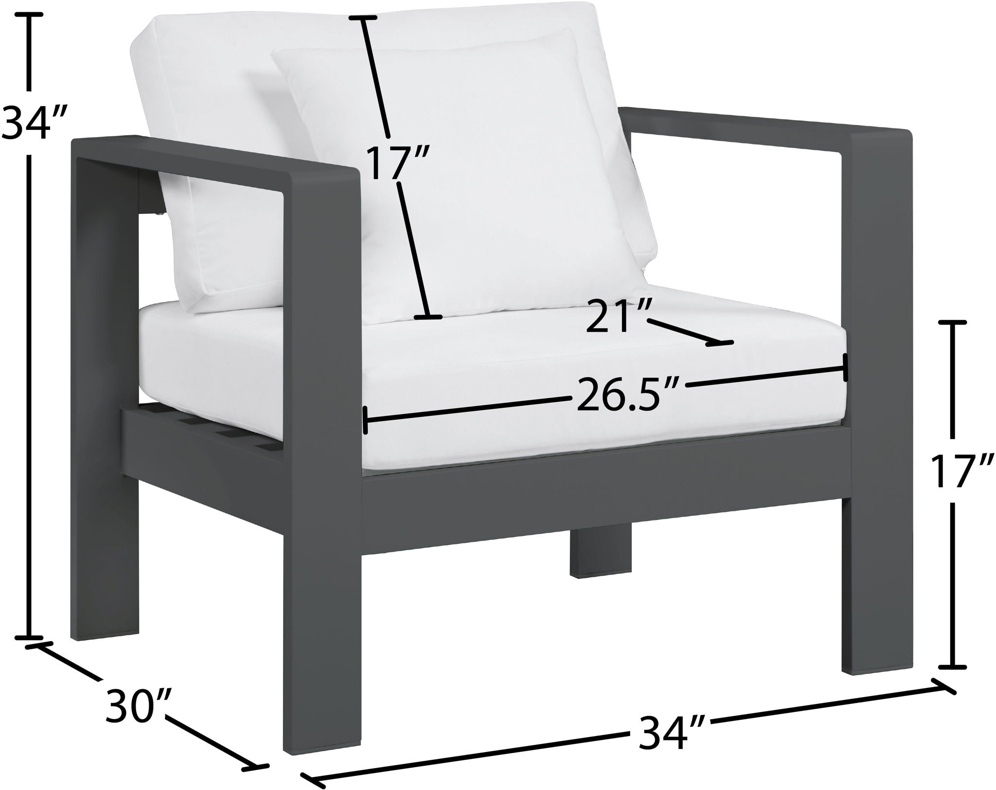 Nizuc - Outdoor Patio Arm Chair