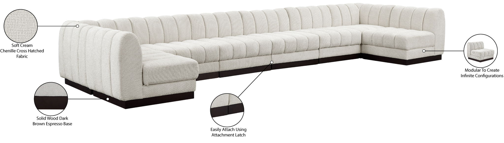 Quinn - 8 Piece Modular Sectional