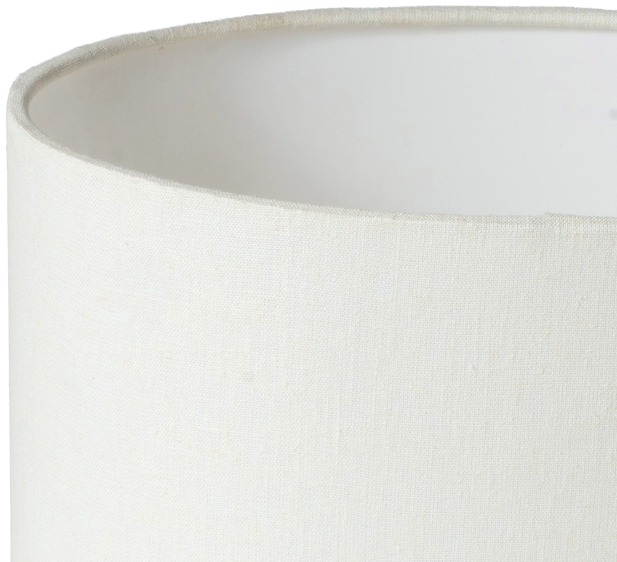 Lithos - Genuine Marble Base And Linen Textured Fabric Shade Table Lamp