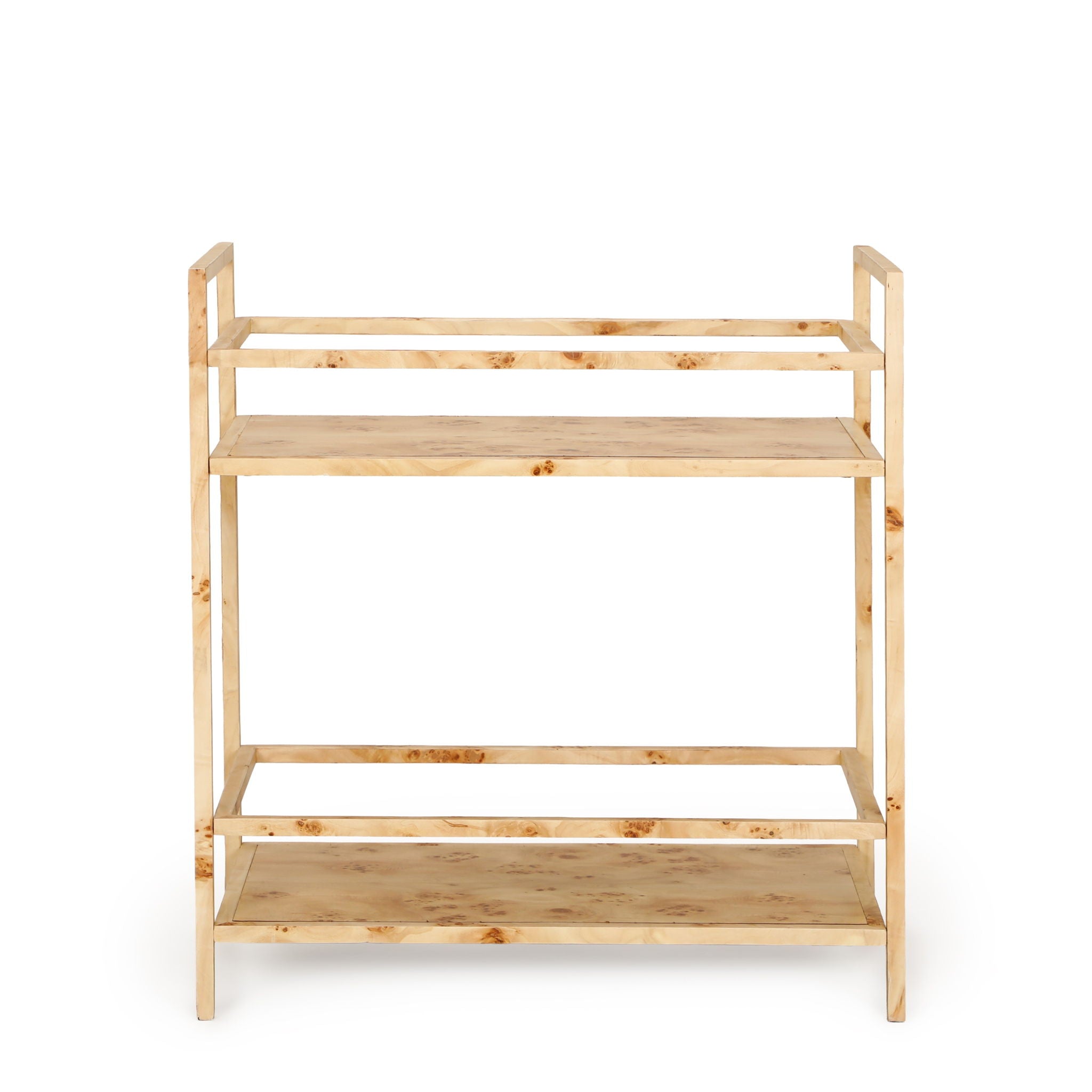 Destin - Burl Designer Bar Cart - Natural