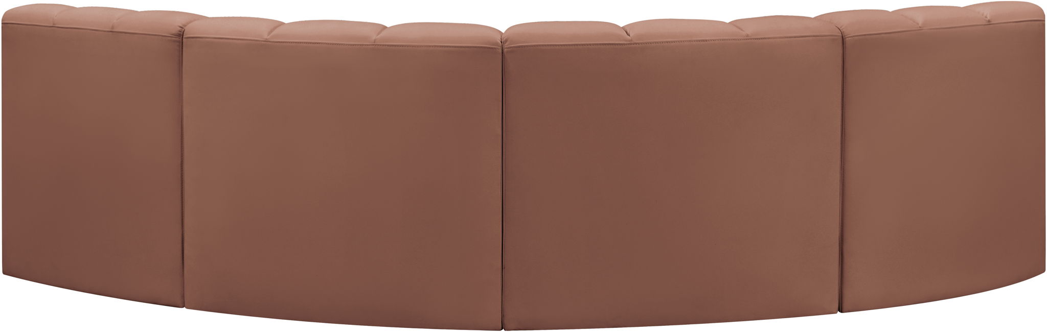 Arc - Faux Leather 4 Piece Corner Modular Sofa