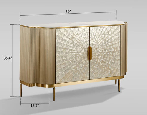 Solara Sideboard (Champagne Gold)