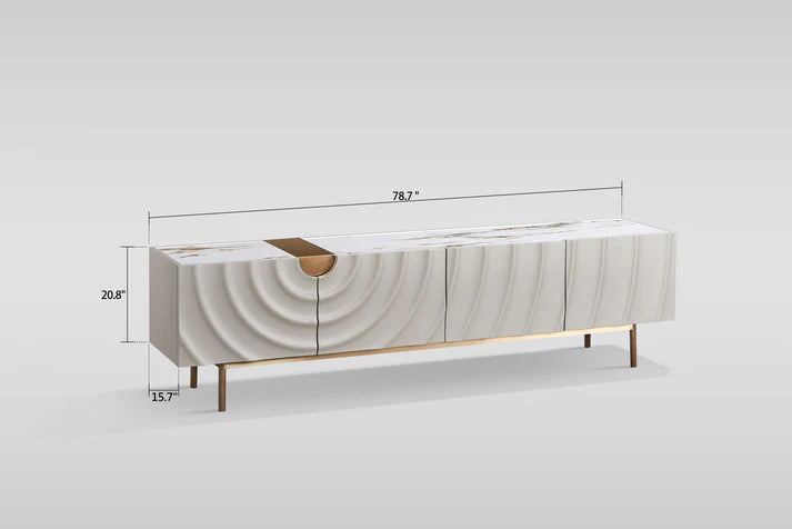 Onda TV Console (Cream White