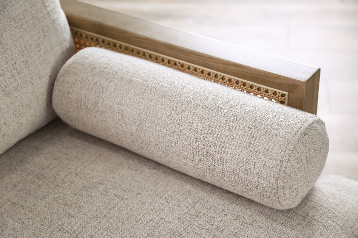 Alesund Light Oak/Beige Loveseat