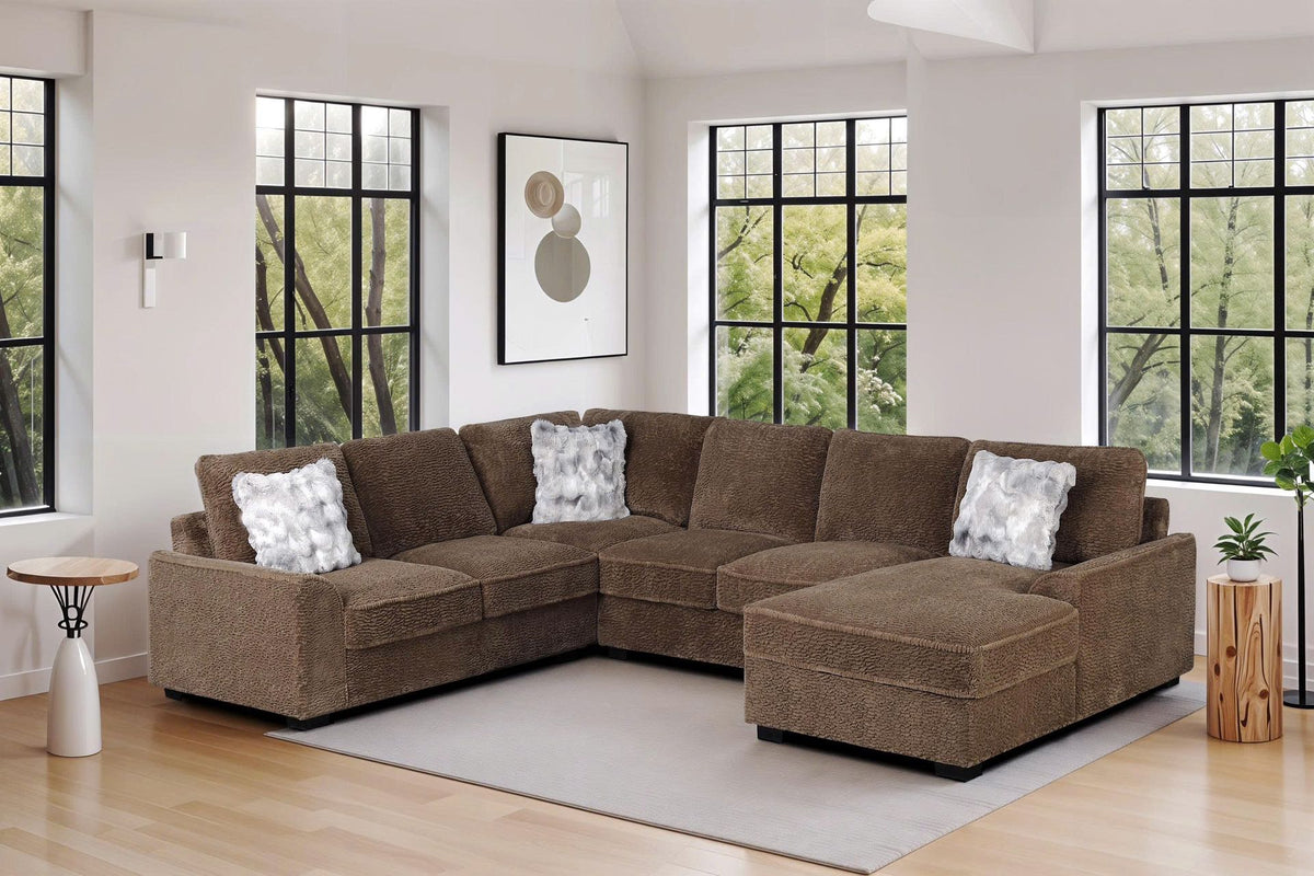 Amara Brown Sectional