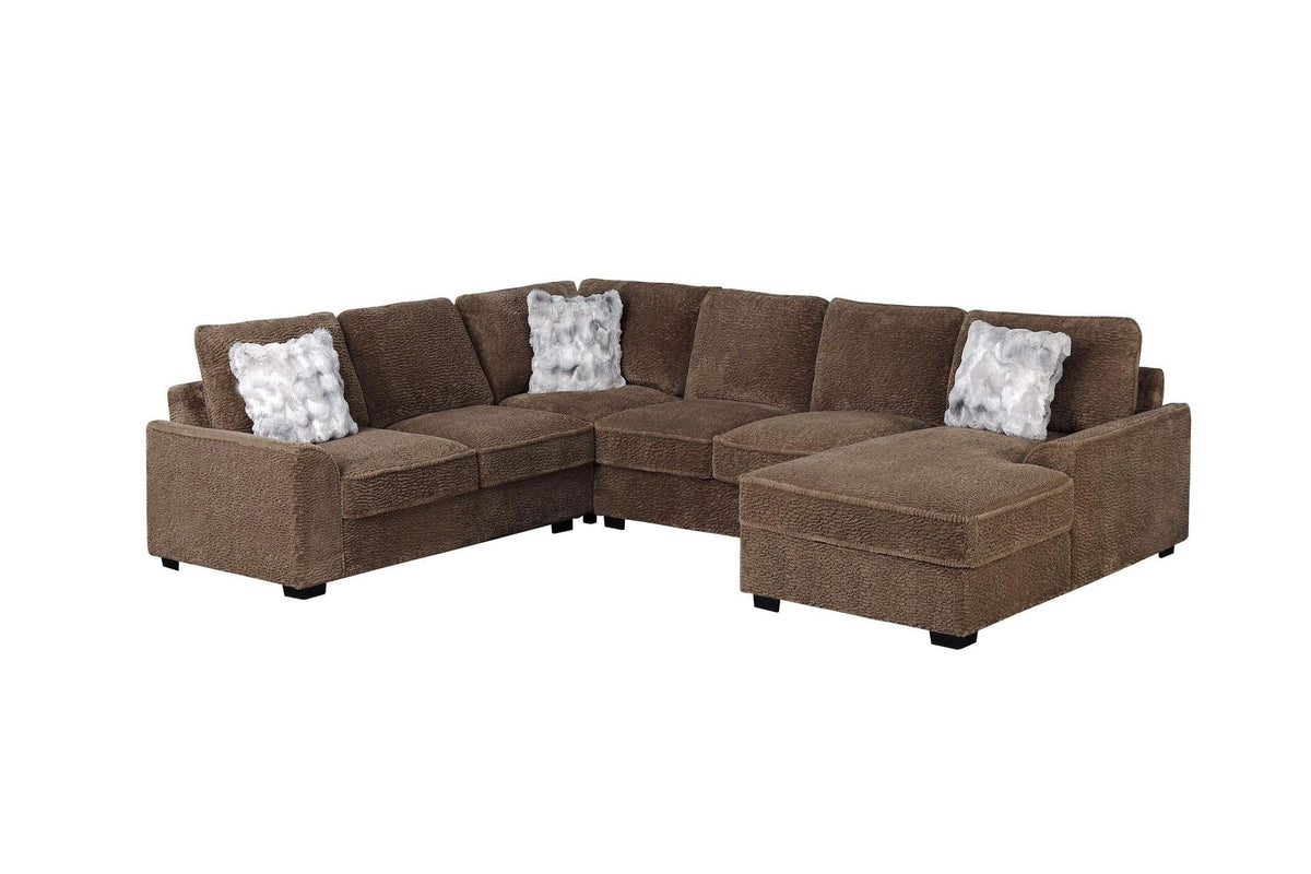 Amara Brown Sectional