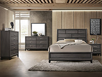 Akerson Grey Premium Bedroom Set