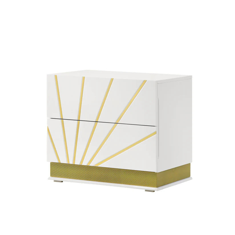 B59 Safa (White/Gold)