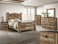 Ella-Mae  Reclaimed Natural Premium Bedroom Set