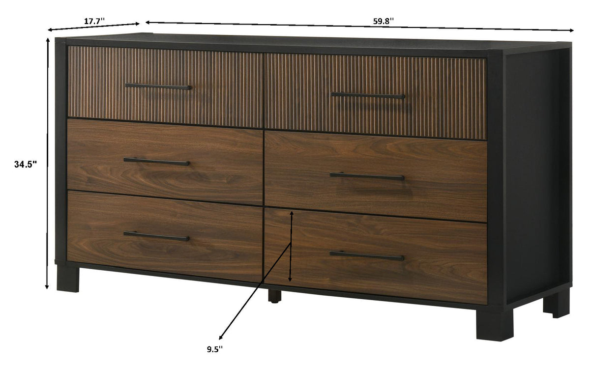 Nemy Brown Dresser