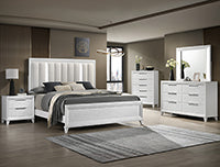 Cressida  White Premium Bedroom Set