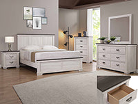 Stanley  -Coffee Brown Premium Bedroom Set
