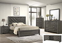 Valor  Grey Premium Bedroom Set