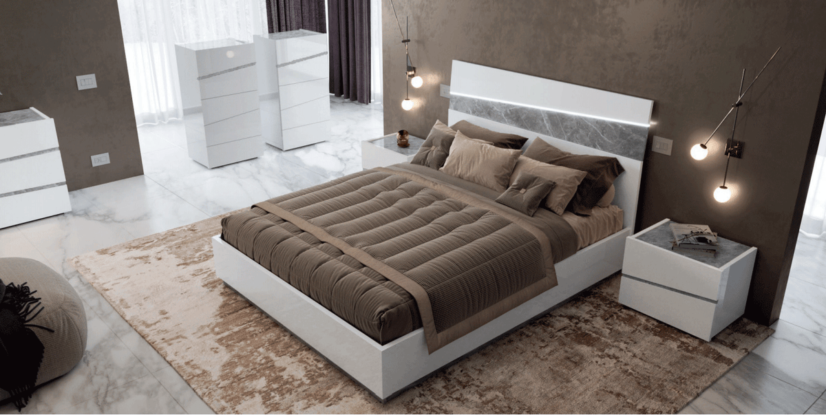 Alba White Double Dresser