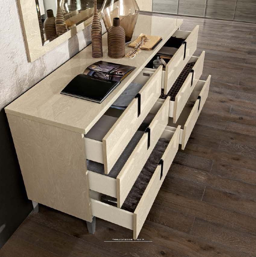 Camel Ambra 5 Drawer Chest