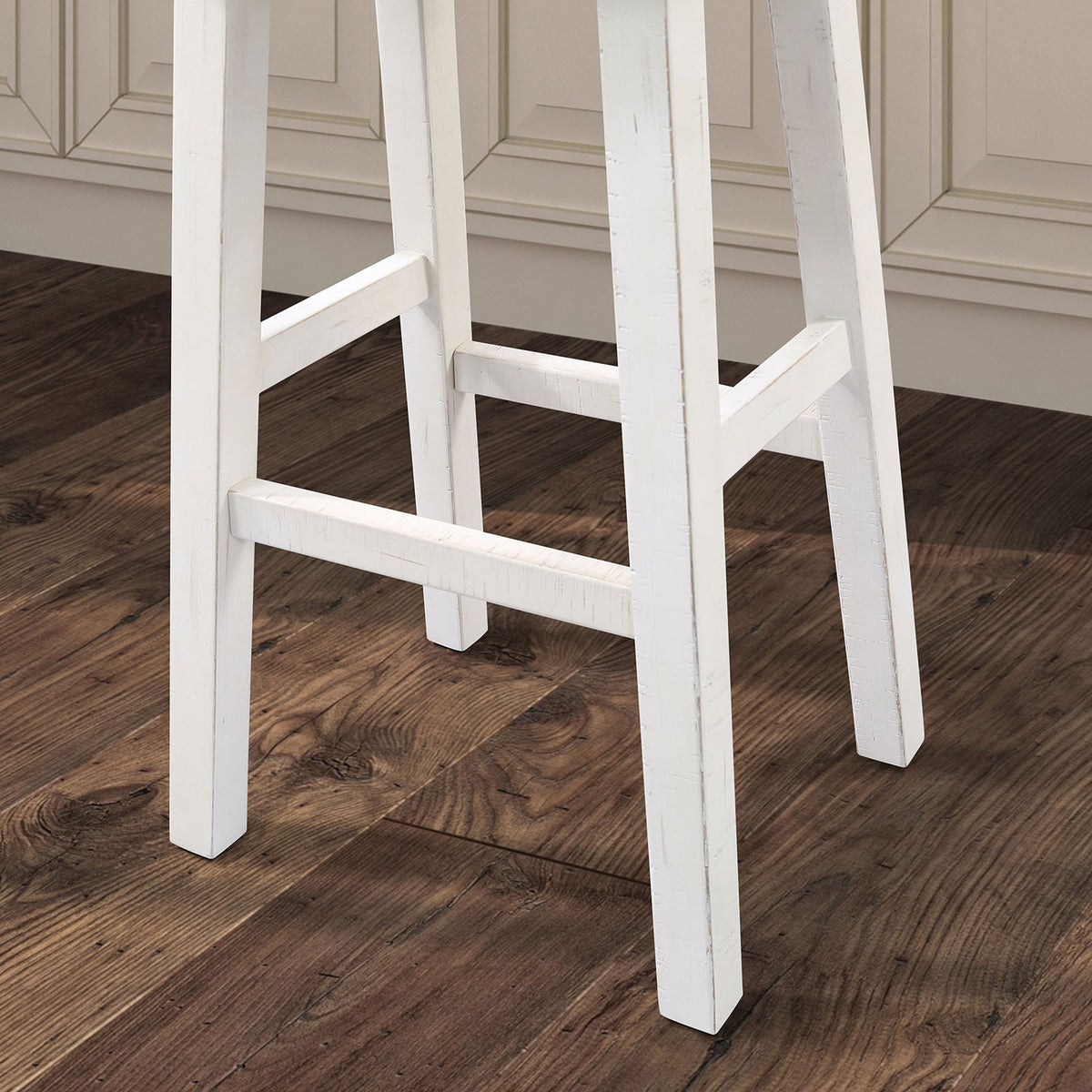 Biasca Gray/White 29" Stool