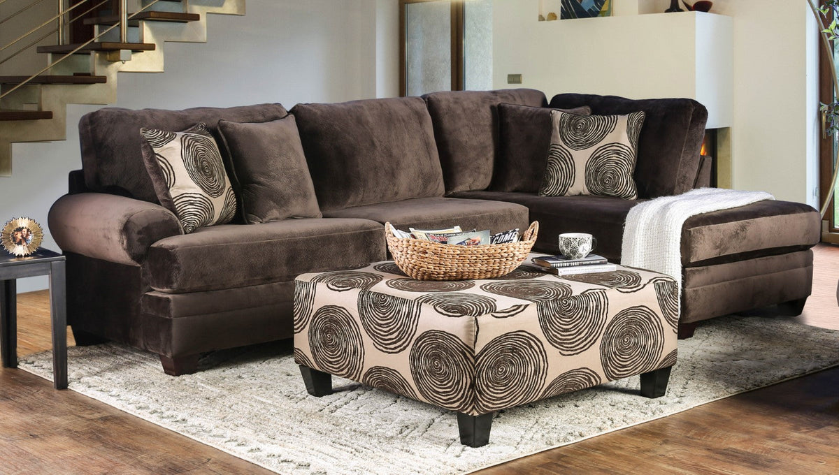 Bonaventura Brown Sectional