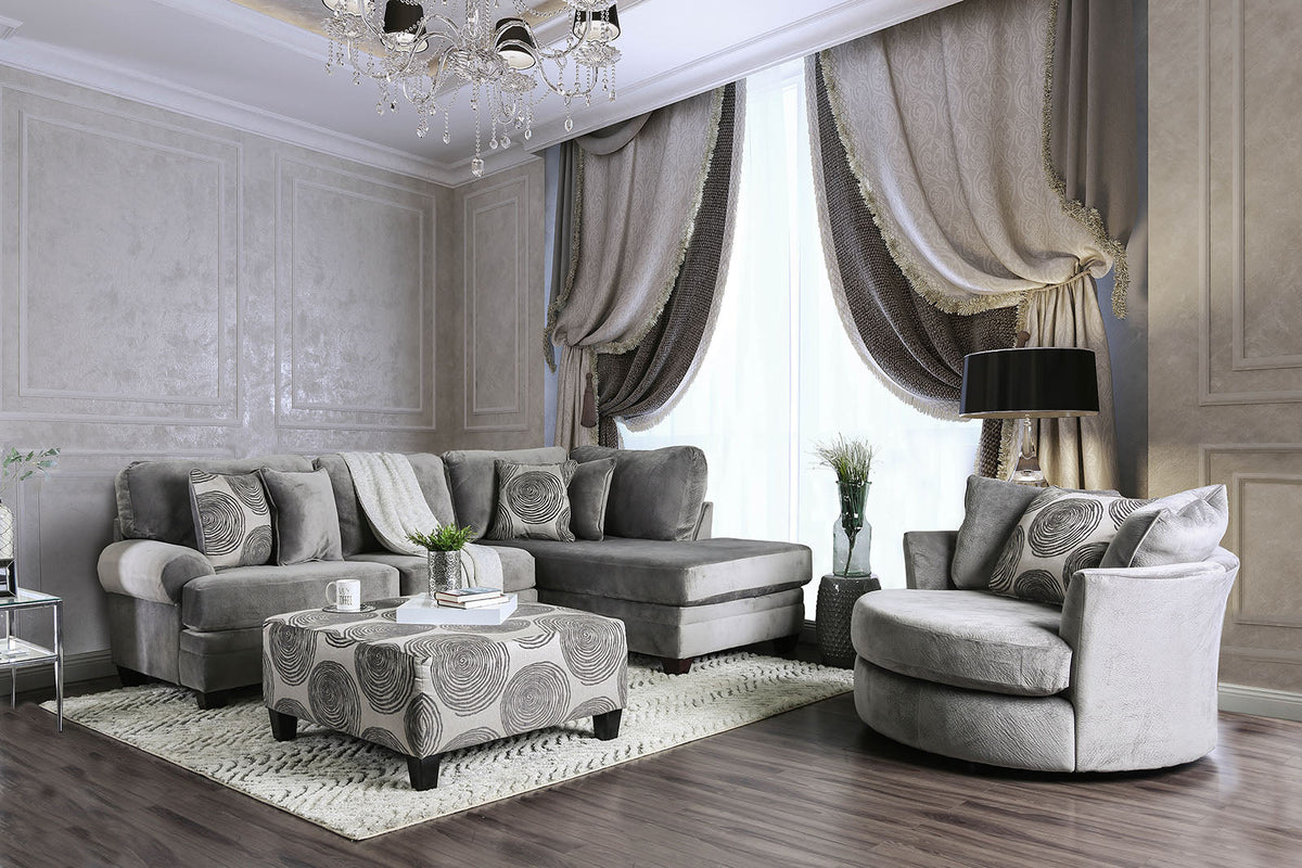 Bonaventura Gray Sectional