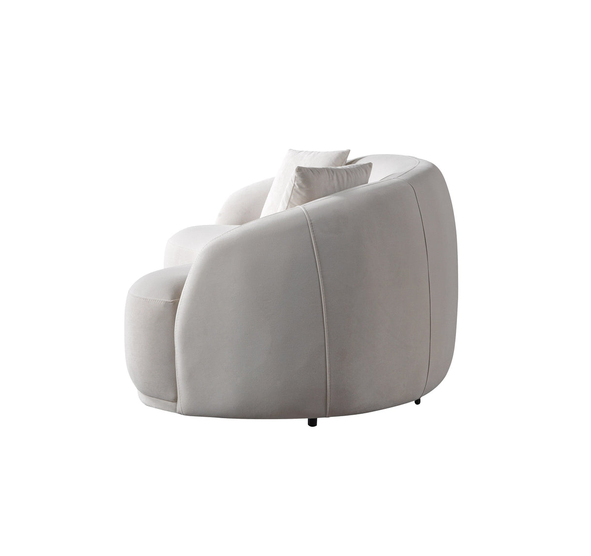 Bonita Ivory Velvet Sofa & Loveseat