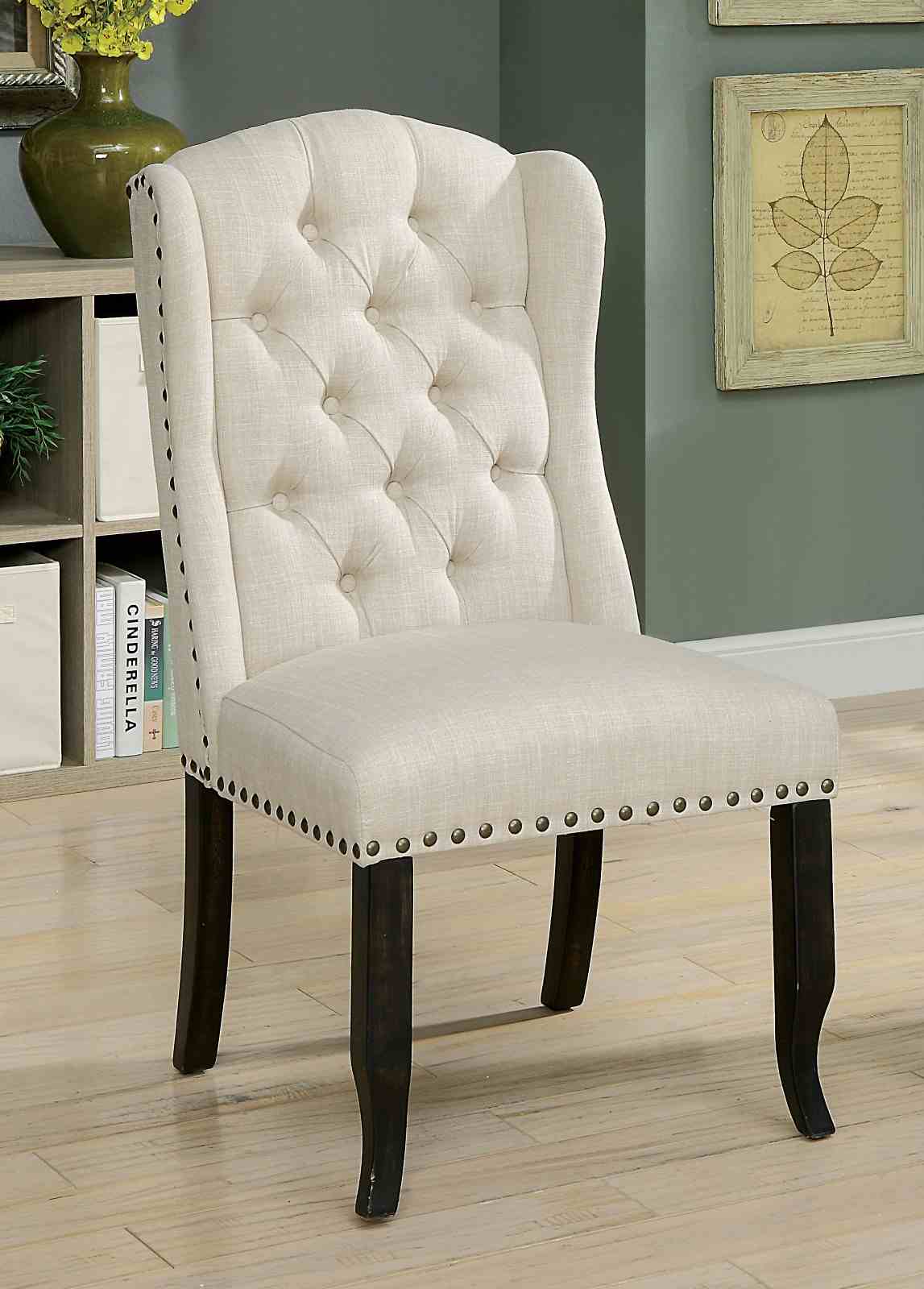 Sania Antique Black/Beige Side Chair