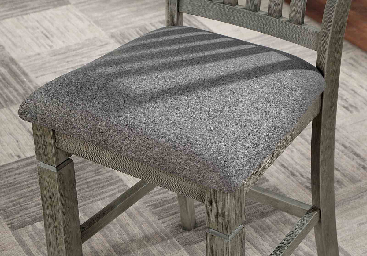 Anaya Gray/Light Gray Counter Height Chair