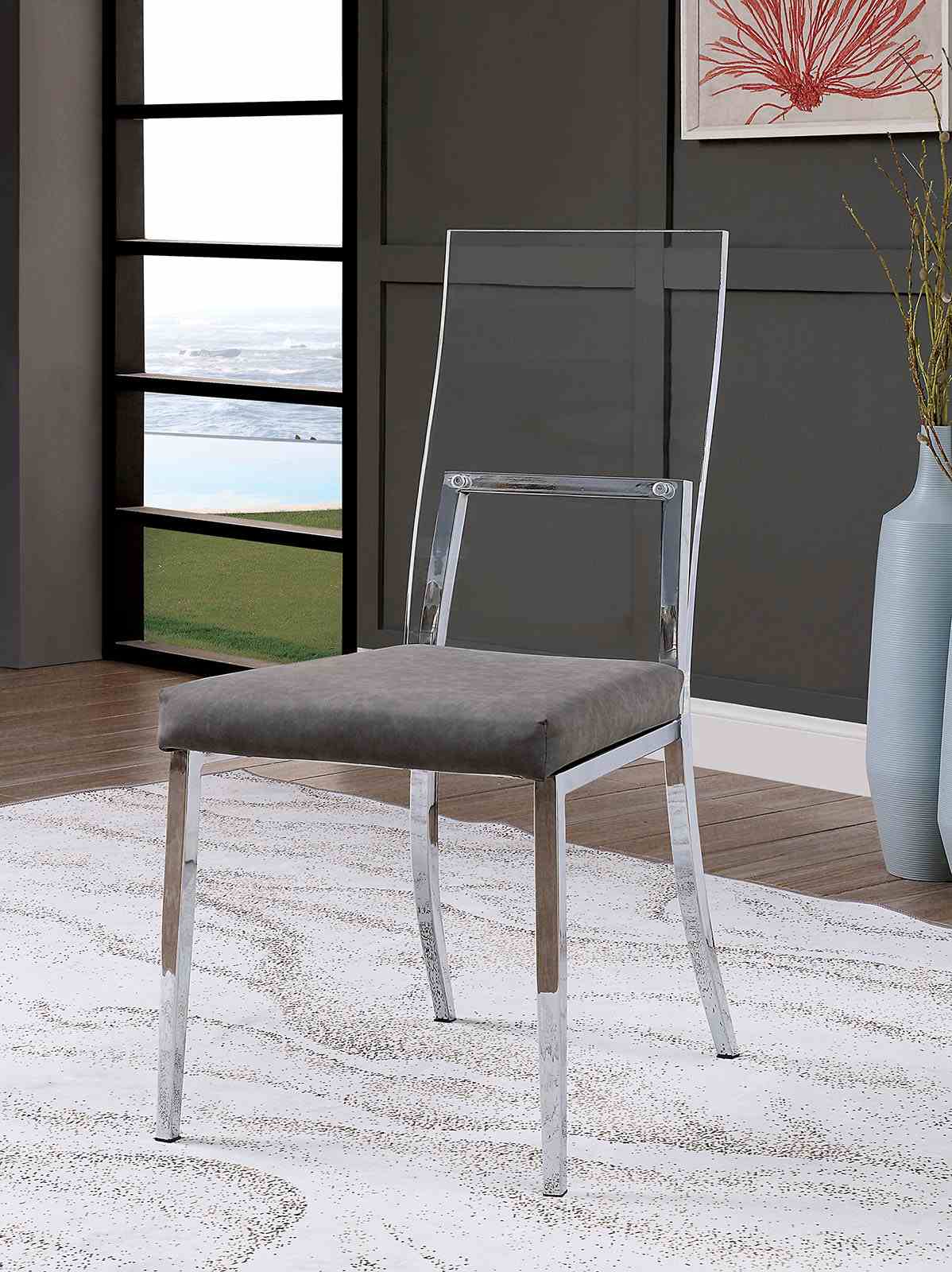 Casper Chrome Side Chair