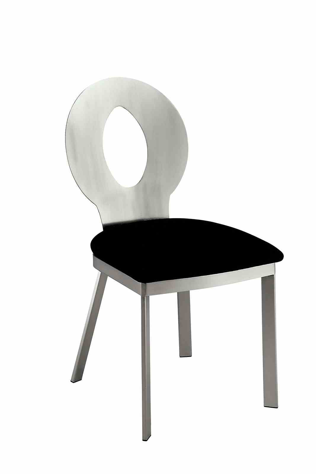 Valo Silver/Black Side Chair