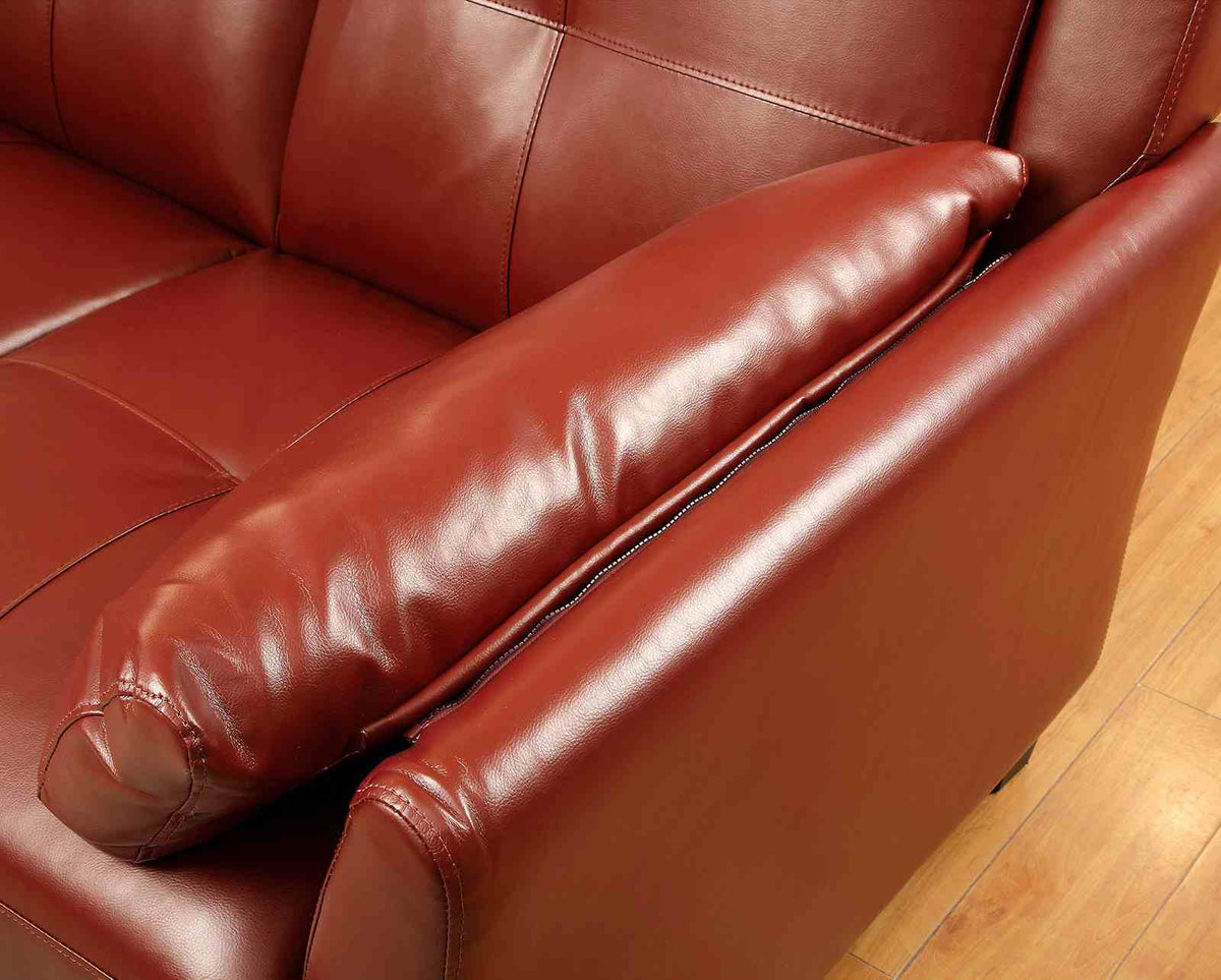 Peever Mahogany Red Sectional