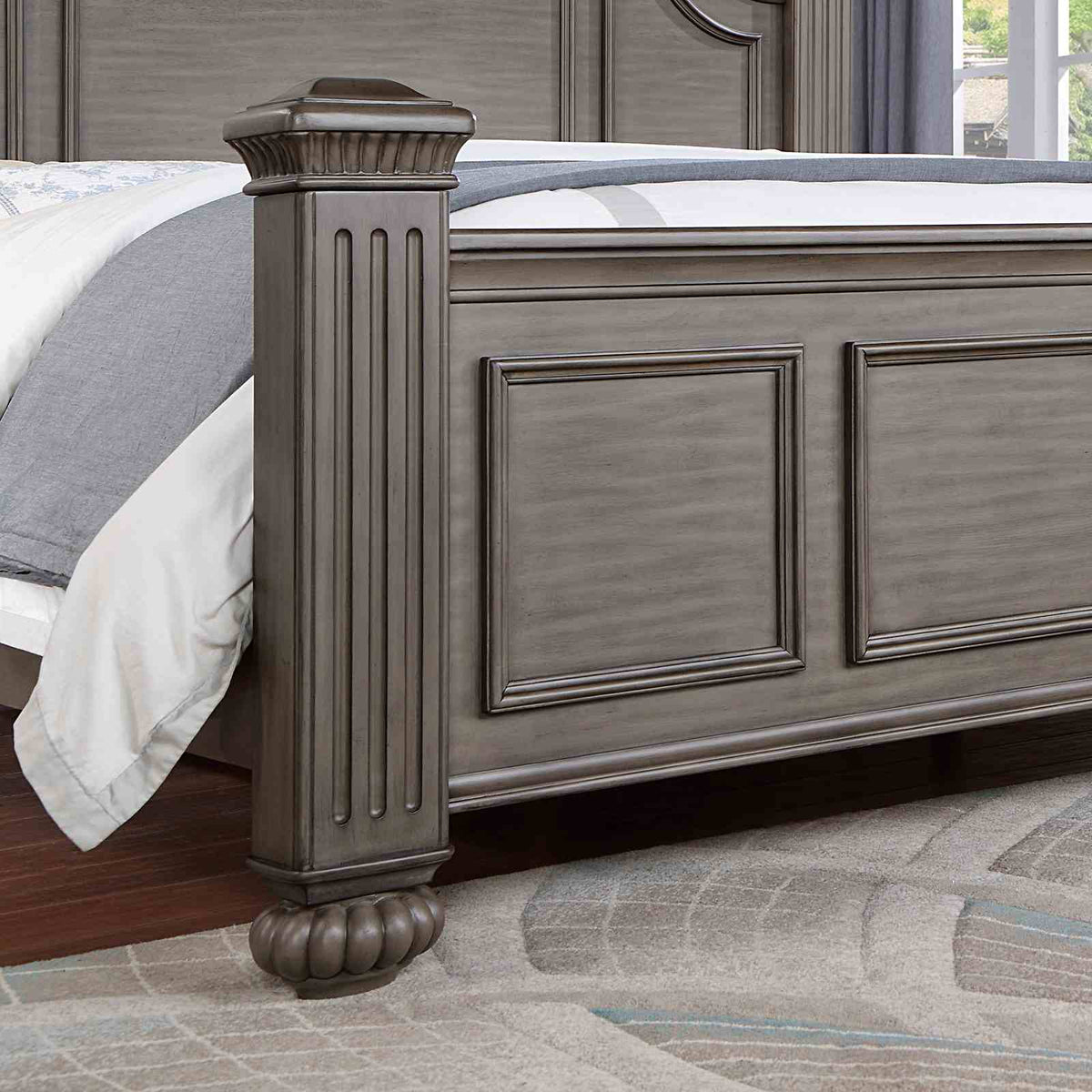 Syracuse Gray 5-Piece Queen Bedroom Set