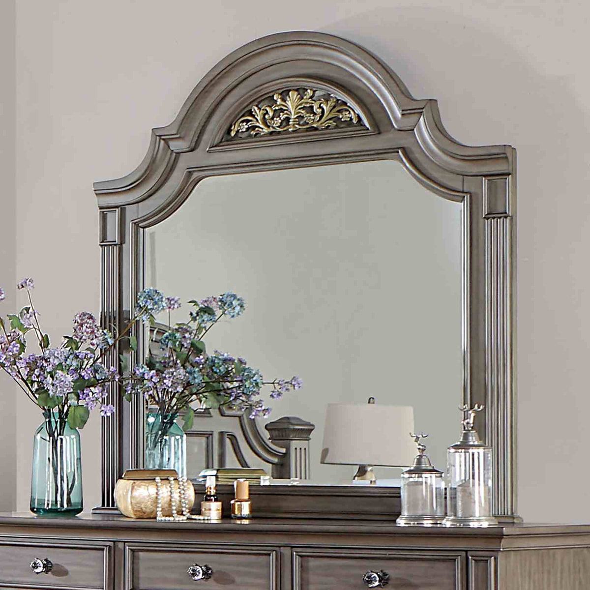 Syracuse Gray 5-Piece Queen Bedroom Set