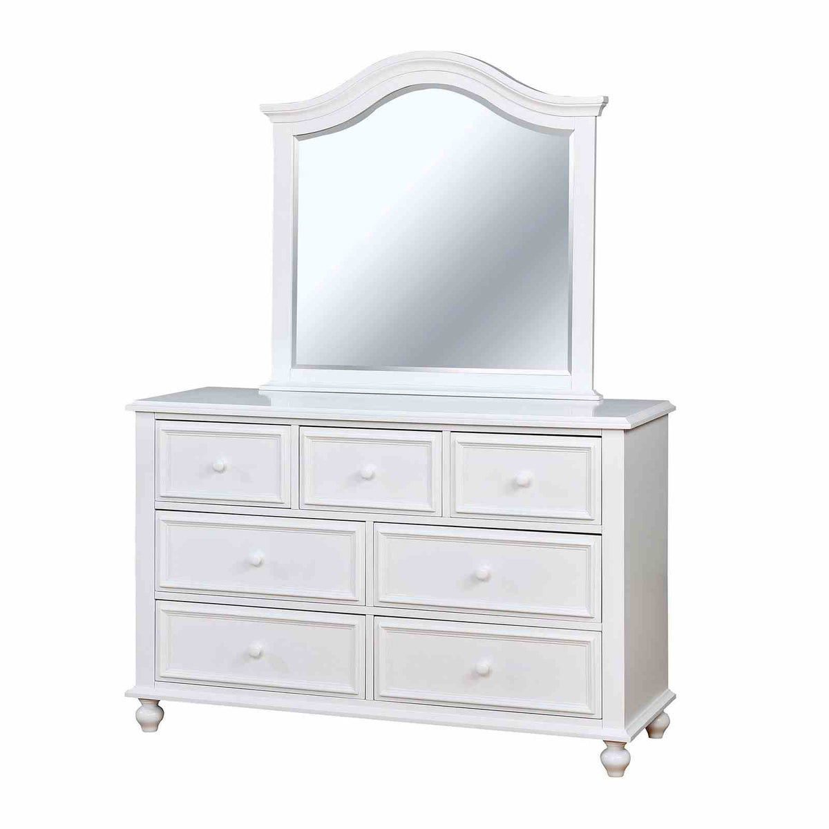 Olivia White 4-Piece Twin Bedroom Set