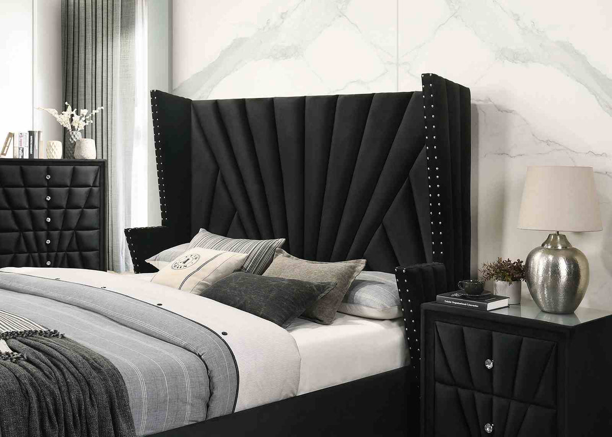 Carissa Black 5-Piece Queen Bedroom Set