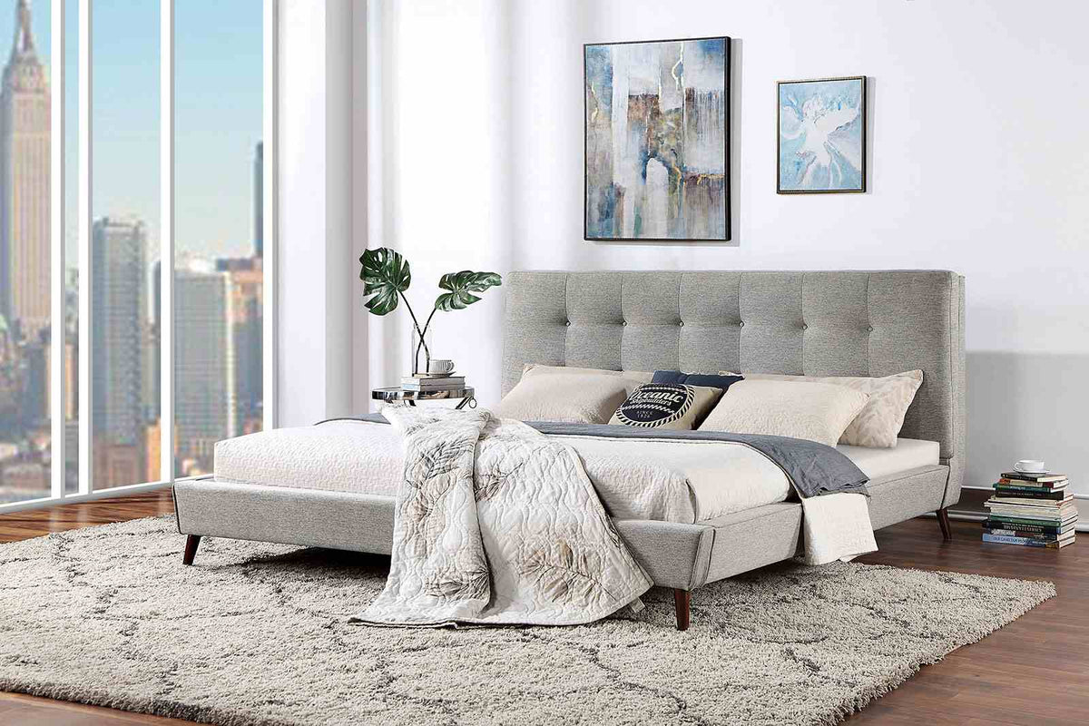 Leomin Gray Queen Bed