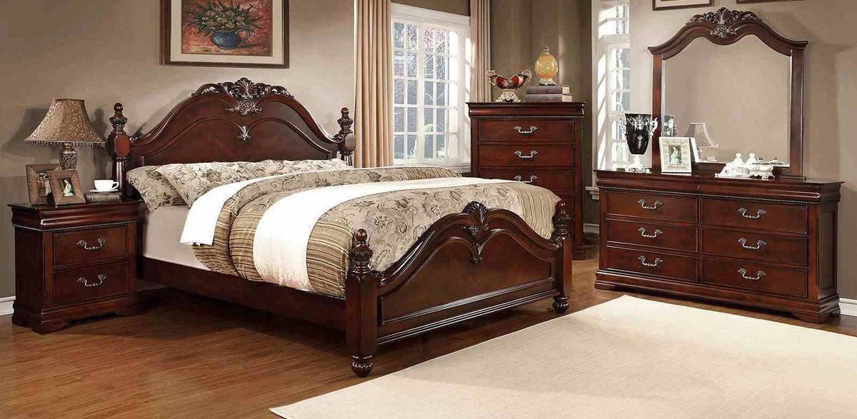 Mandura Cherry 5-Piece Queen Bedroom Set