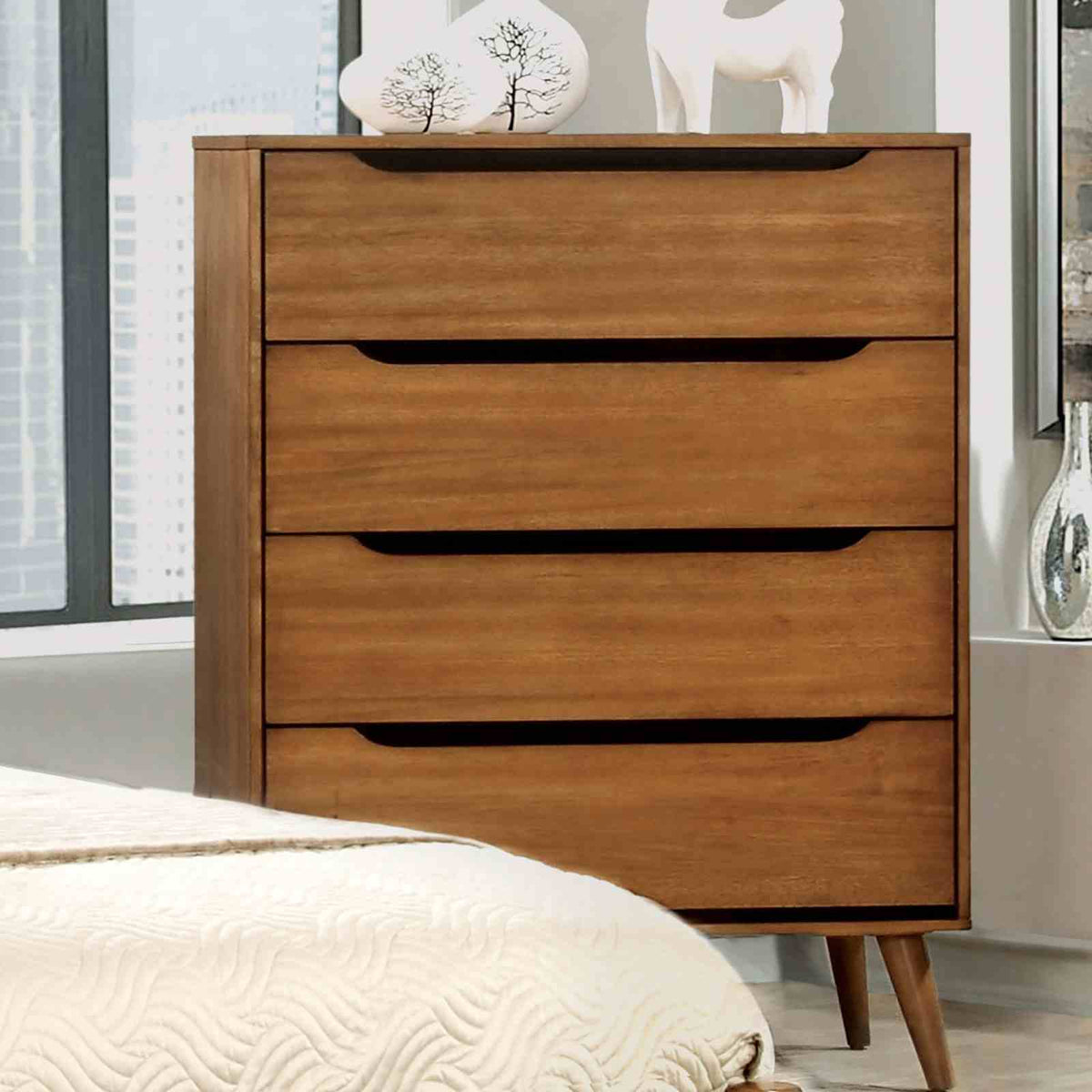 Lennart Oak 5-Piece Queen Bedroom Set
