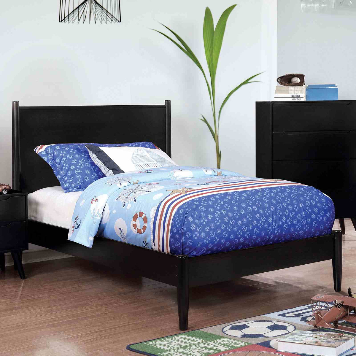 Lennart Black Queen Bed