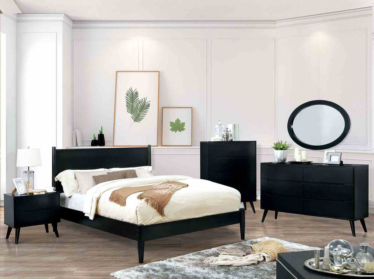 Lennart Black Queen Bed