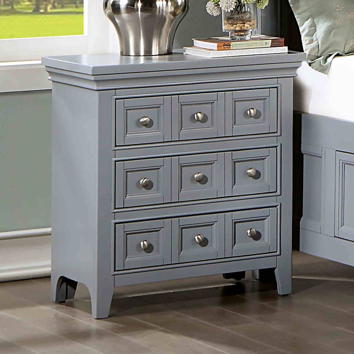 Castlile Gray 5-Piece Queen Storage Bedroom Set