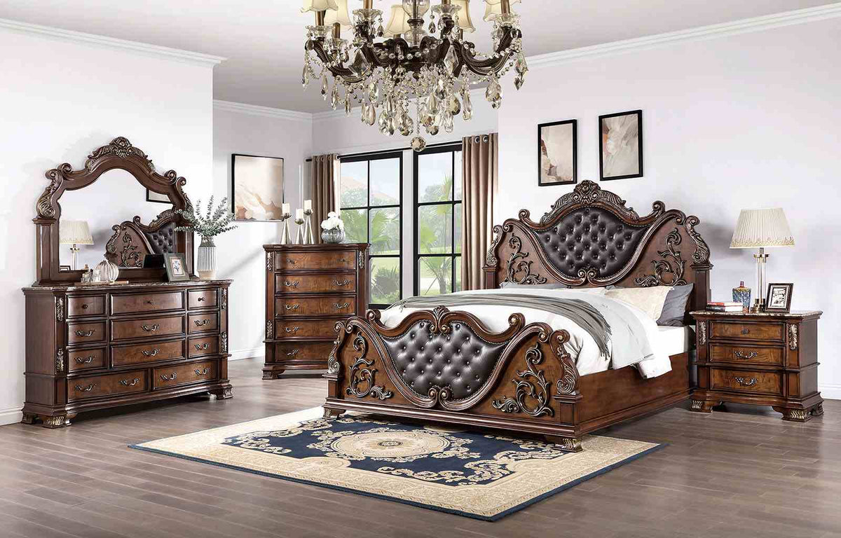 Esparanza Pearl White Queen Bed