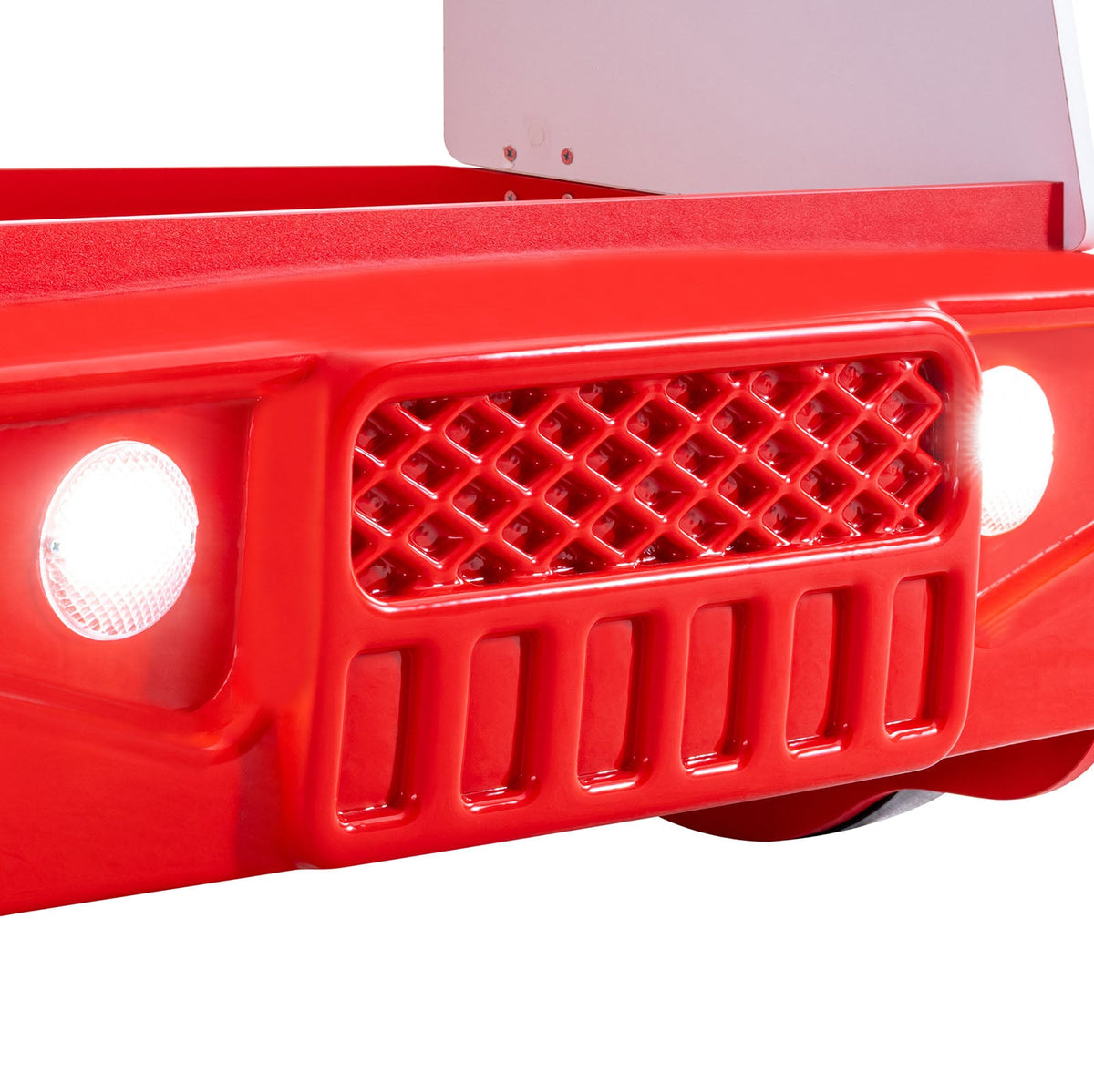 Firestall Red Twin Bed