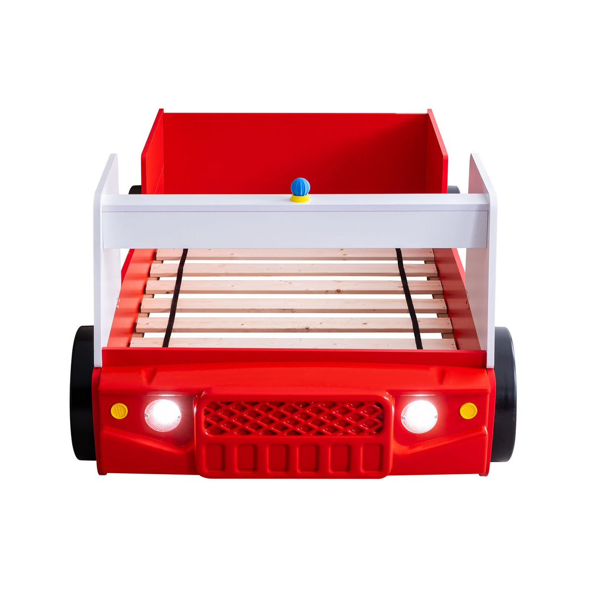 Firestall Red Twin Bed