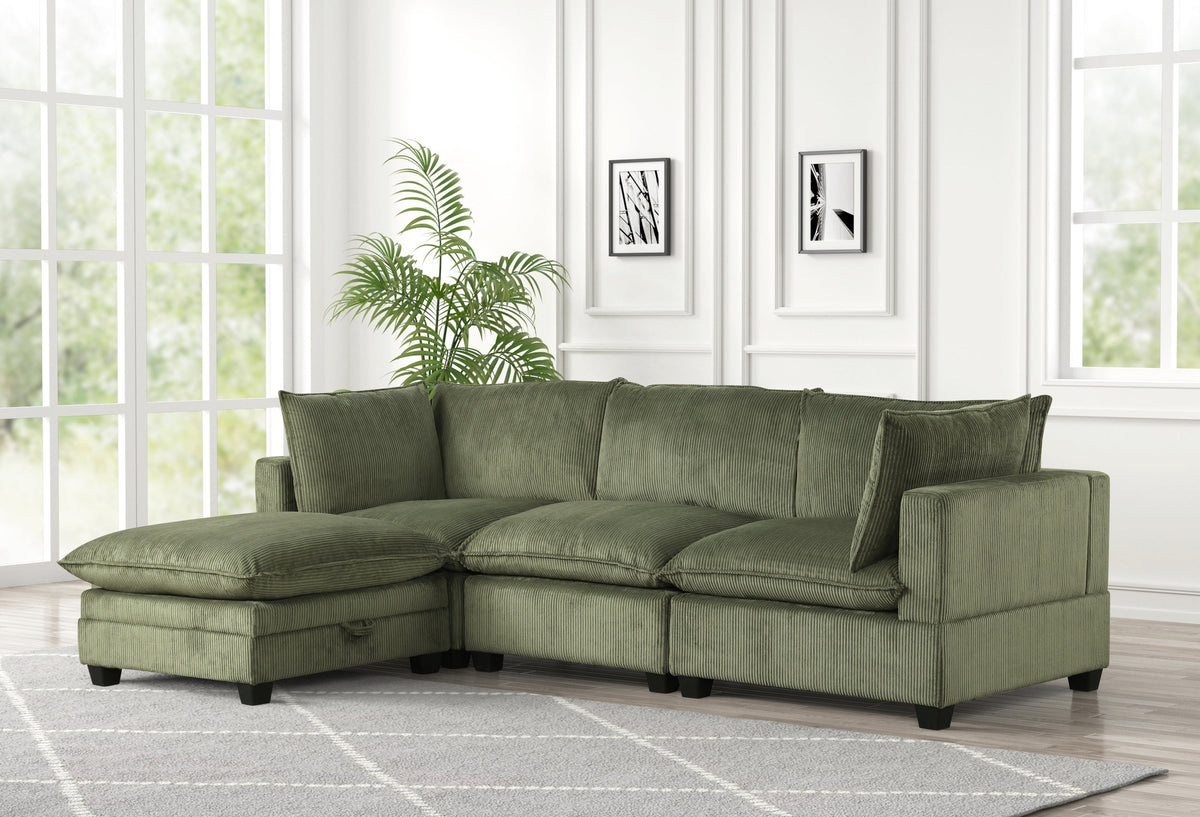 Cloud Olive Modular Sectional