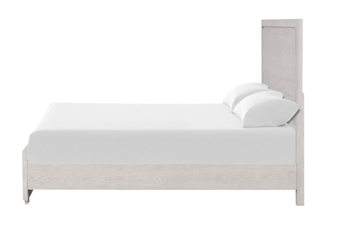 Crowthorne White Oak Queen Panel Bed