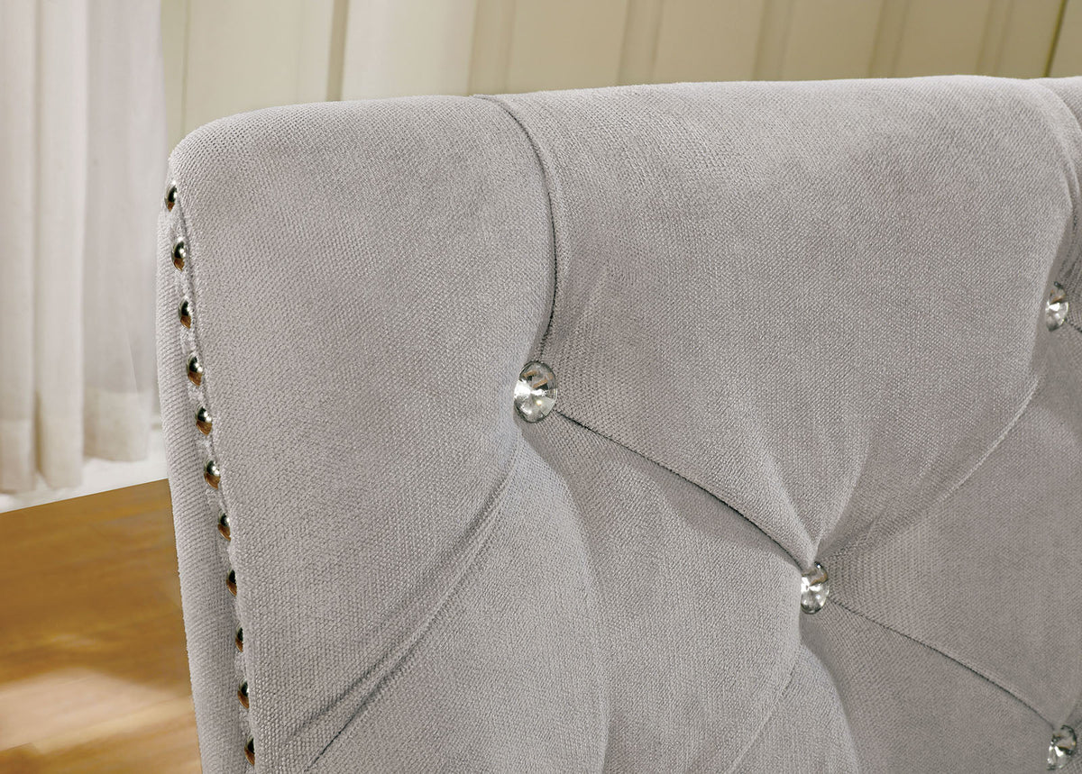 Diocles Silver/Gray Side Chair
