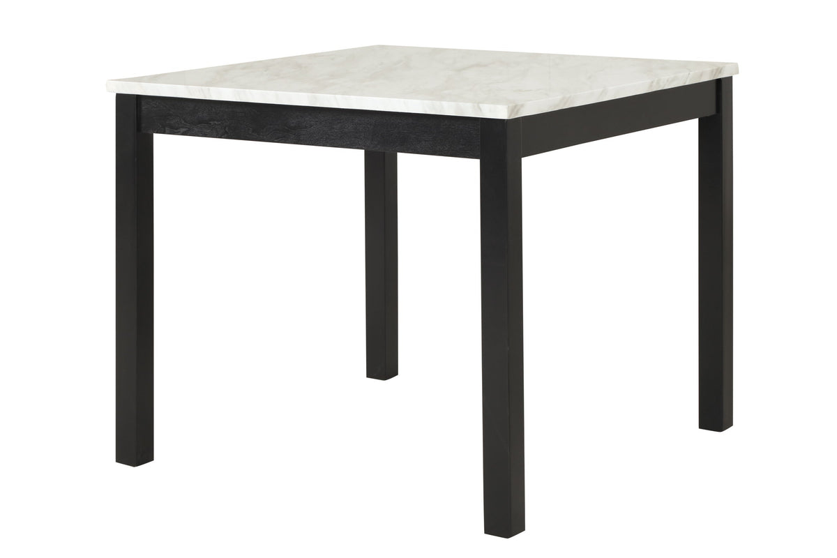 Dior PU Black 5-Piece Counter Height Set