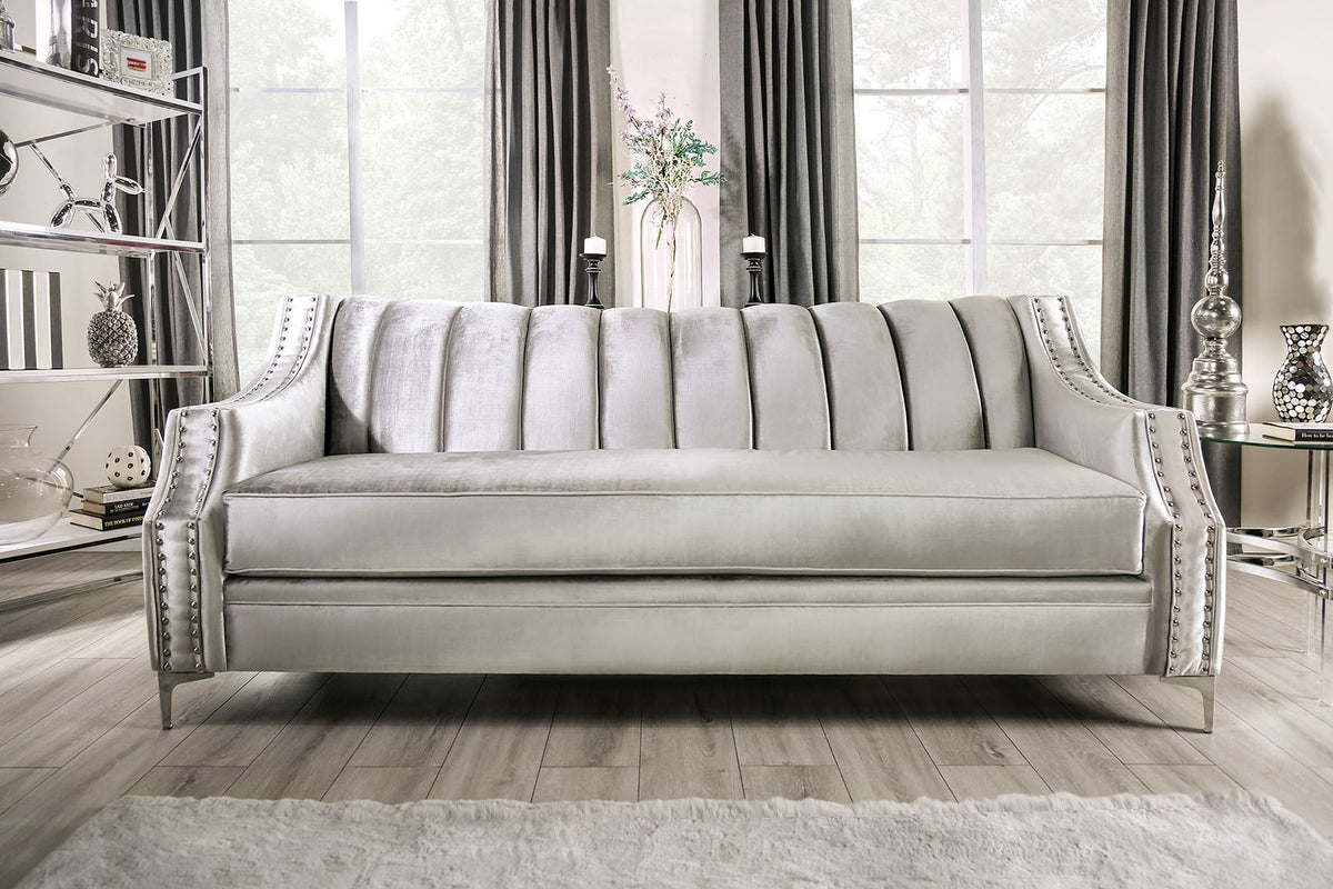 Elicia Silver Loveseat